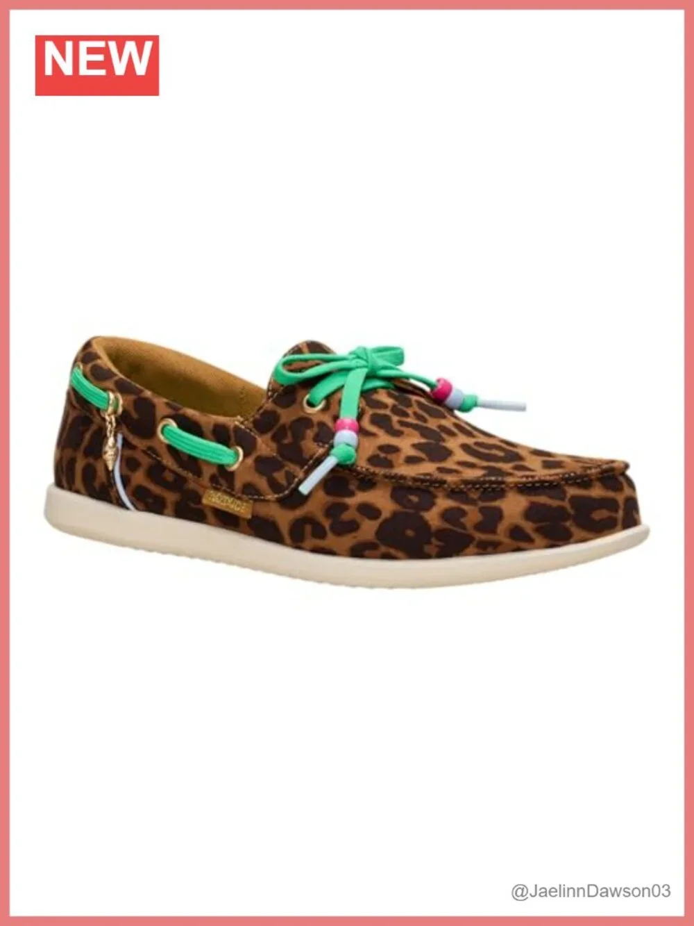 HEYDUDE Women's Harbor Breeze Lo Premium Slip On Boat Shoe | Elastic Laces